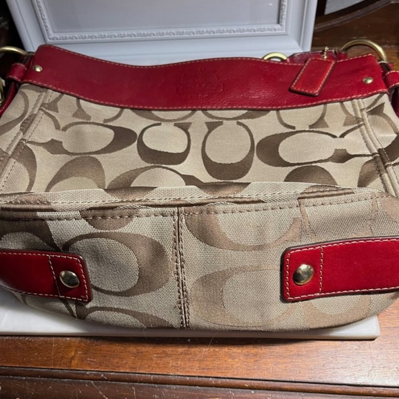 COACH F12657 Zoe Signature Medium Hobo Bag - Picture 4 of 14